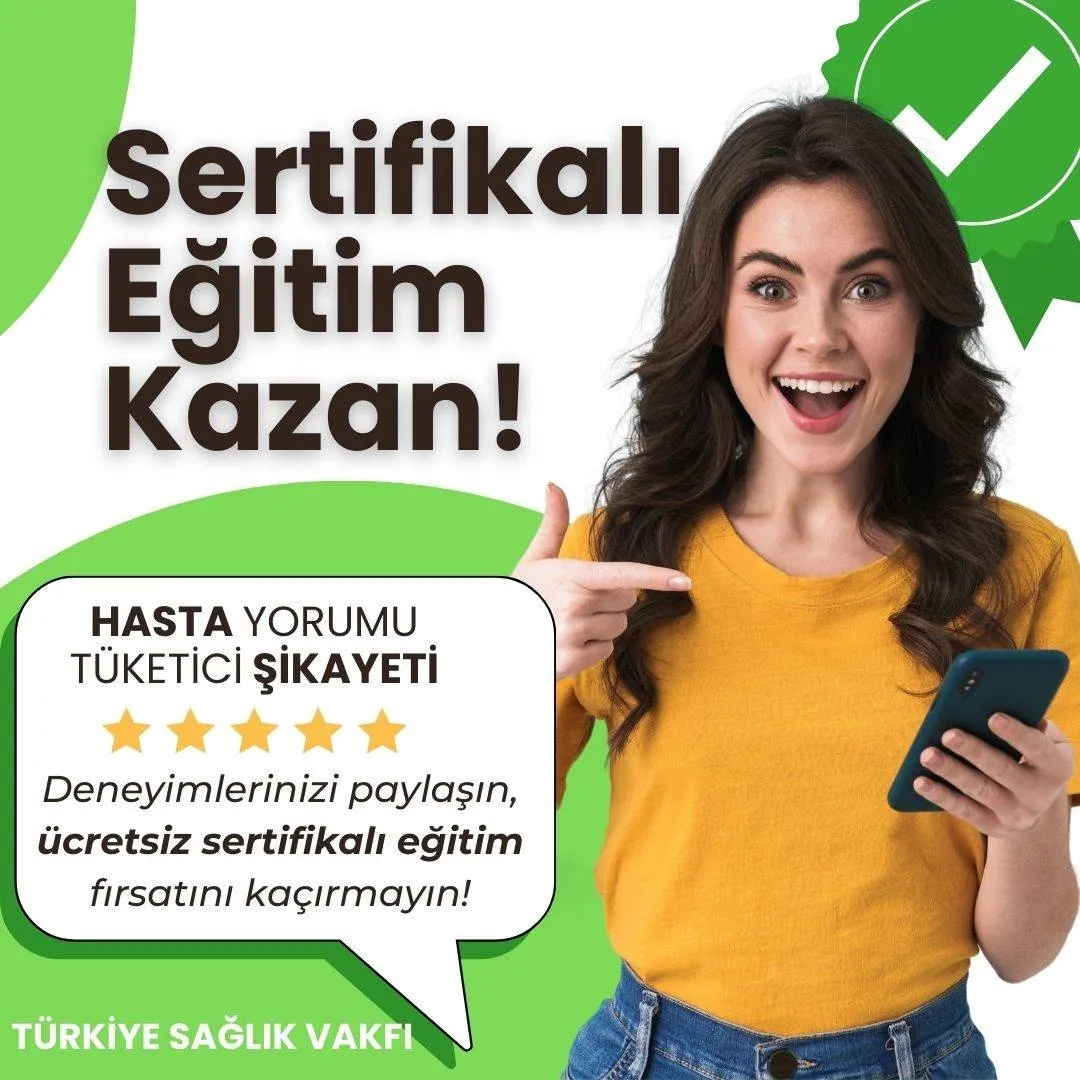 Sağlık Paylaşımlarınıza Sertifikalı Online Eğitim Hediye!