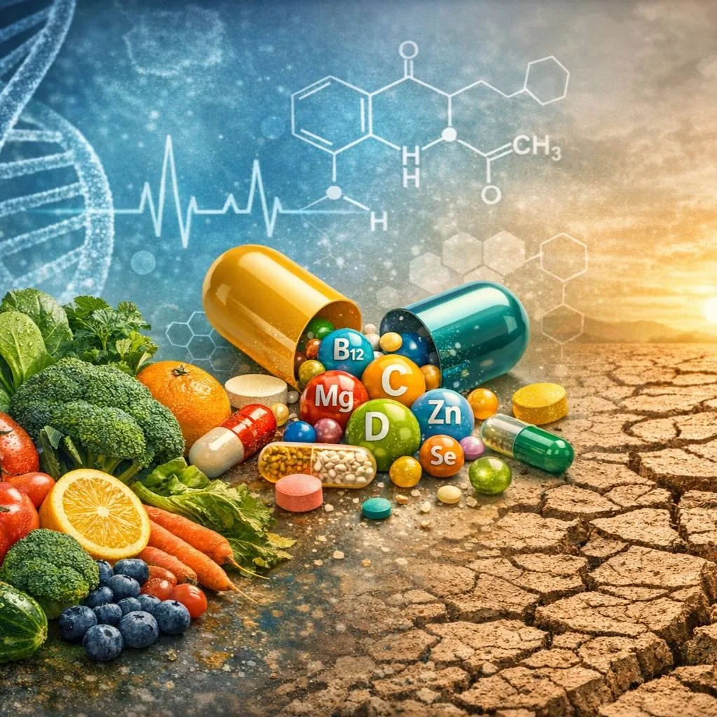 Vitamin Eksikliği Nedir? Toprak Fakirleşmesi, Mikro Besin Yetersizliği ve Kronik Hastalıklar