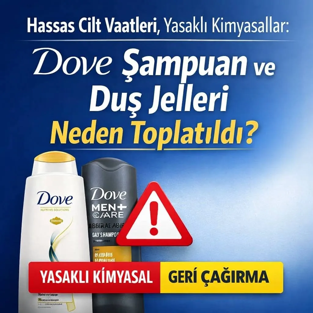 Hassas Cilt Vaatleri, Yasaklı Kimyasallar: Dove Şampuan ve Duş Jelleri Neden Toplatıldı?