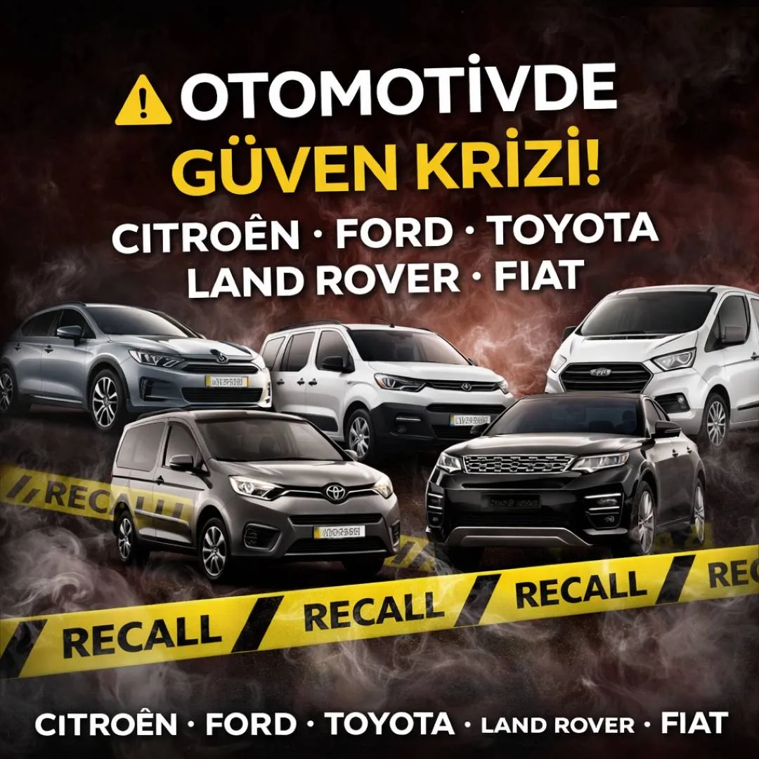 Yolda Güvende miyiz? Citroën, Ford, Toyota, Land Rover ve Fiat Araçlar Geri Çağrılıyor!
