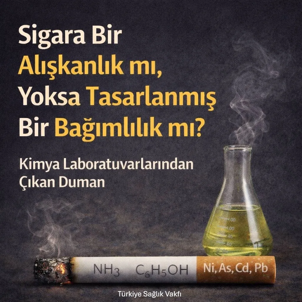 Sağlık Gerçekleri: Sigara Masum Bir Keyif mi, Yoksa Tasarlanmış Bir Bağımlılık mı?