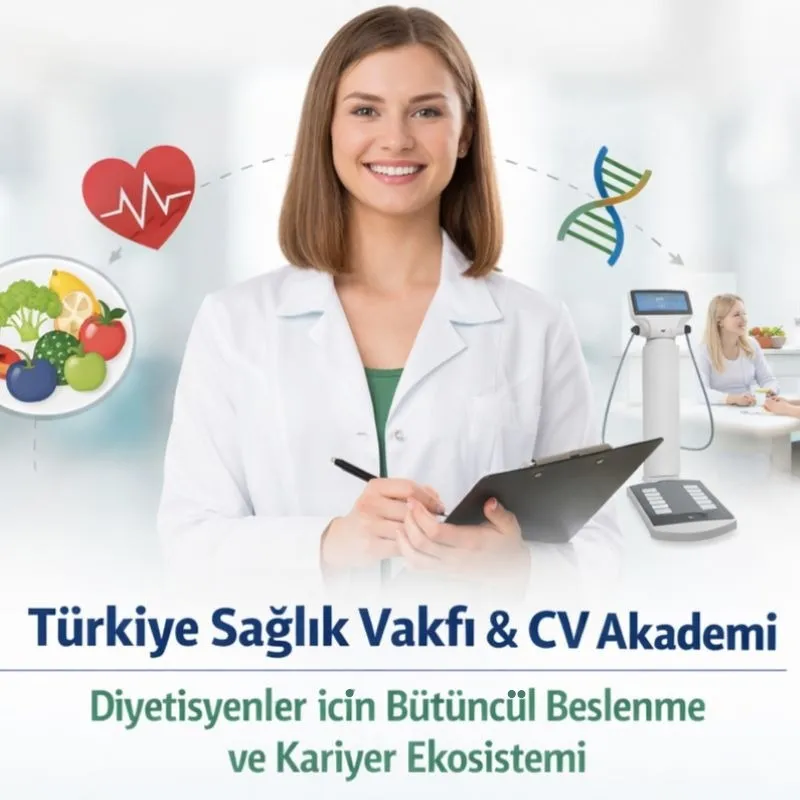 Türkiye Sağlık Vakfı ve CV Akademi: Diyetisyenler için Bütüncül Beslenme ve Kariyer Ekosistemi