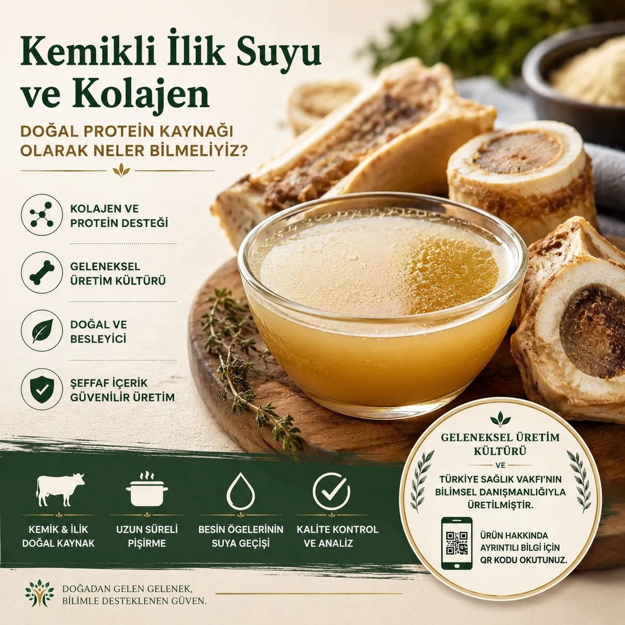 Kemikli İlik Suyu ve Kolajen: Doğal Protein Kaynağı Olarak Neler Bilmeliyiz?