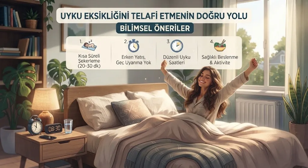 Uyku Eksikliğini Telafi Etmenin Doğru Yolu: Bilimsel Öneriler